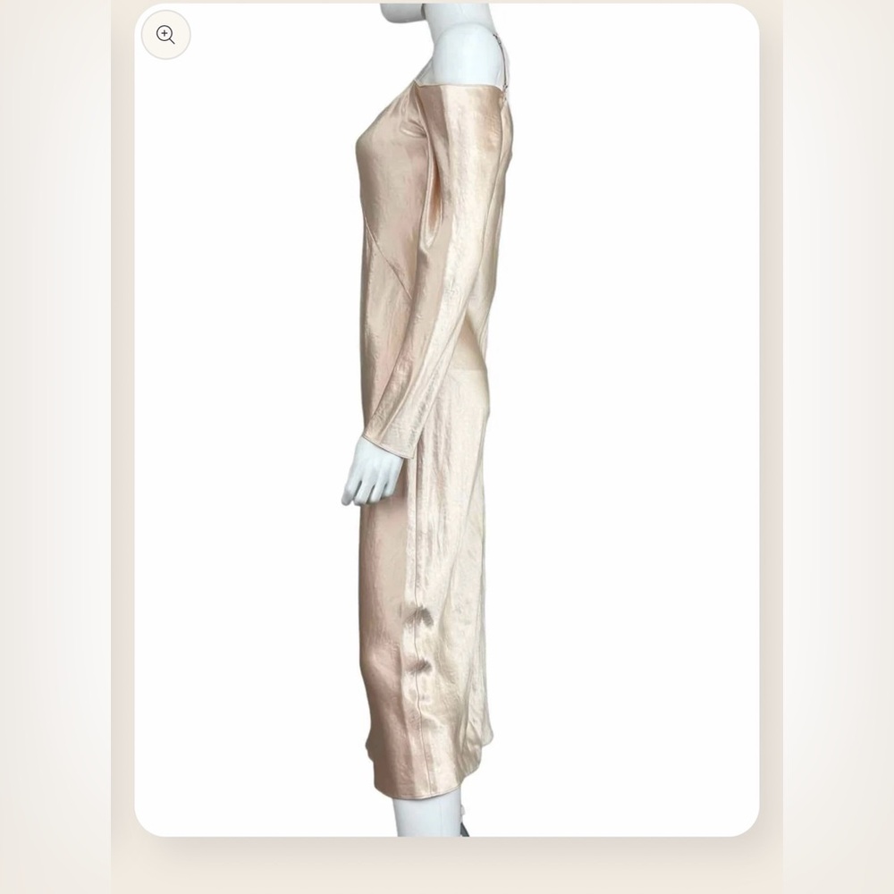 Vince. Elegante Women's Cream Dress - Picture 3 of 10